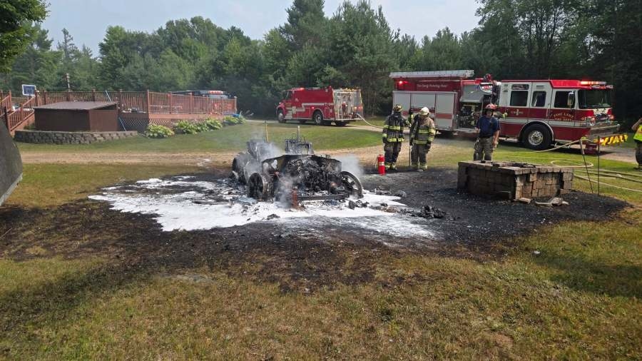 Firefighters in Wisconsin put out SUV fire, no injuries reported