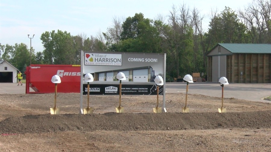 Village of Harrison breaks ground on public works garage expansion