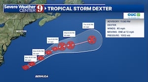 Tropical Storm Dexter forms in Atlantic