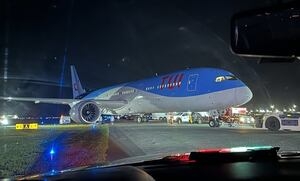 A plane aborted its takeoff and experienced a malfunction at Melbourne airport