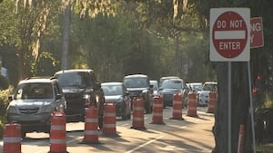 South Street traffic squeeze officially underway in Downtown Orlando