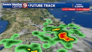 Hot & muggy Tuesday with late-day storms possible in Central Florida