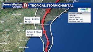 Tropical Storm Chantal Forms in Atlantic