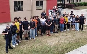 Real Life Christian Academy gets a special visit from the Clermont Police Department