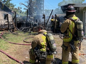 An explosion causes a structure fire in Maitland