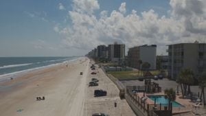 Rough surf and hazardous beach conditions collide with spring break