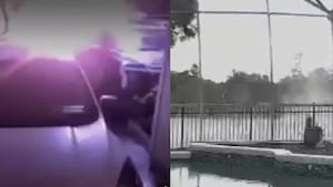 WATCH: Lightning strike, water spout caught on camera in central Florida