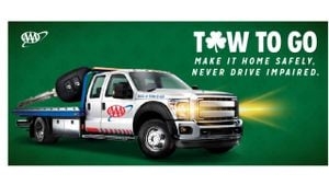 AAA's ‘Tow to Go' program running on St. Patrick's Day