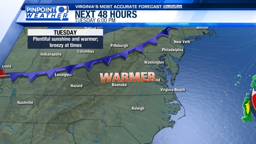 Pinpoint Weather: Spring-like warmth continues