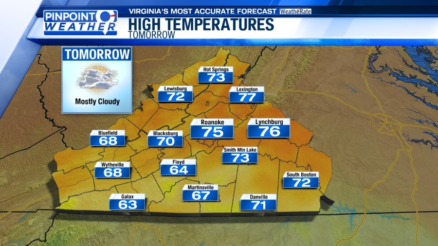 Pinpoint Weather: Mostly cloudy Mother's Day before widespread rain next week