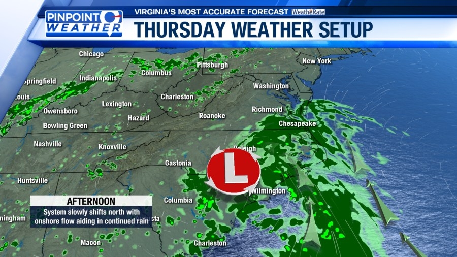 Pinpoint Weather: Warm Wednesday, showers possible Thursday