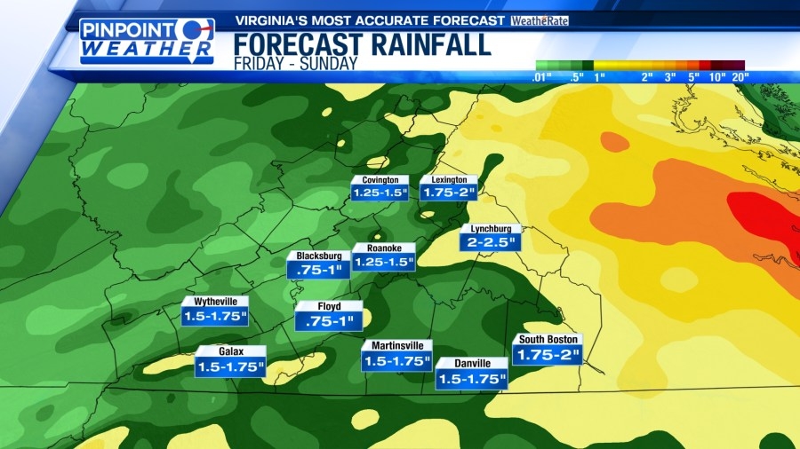 Pinpoint Weather: Daily rain chances through next week