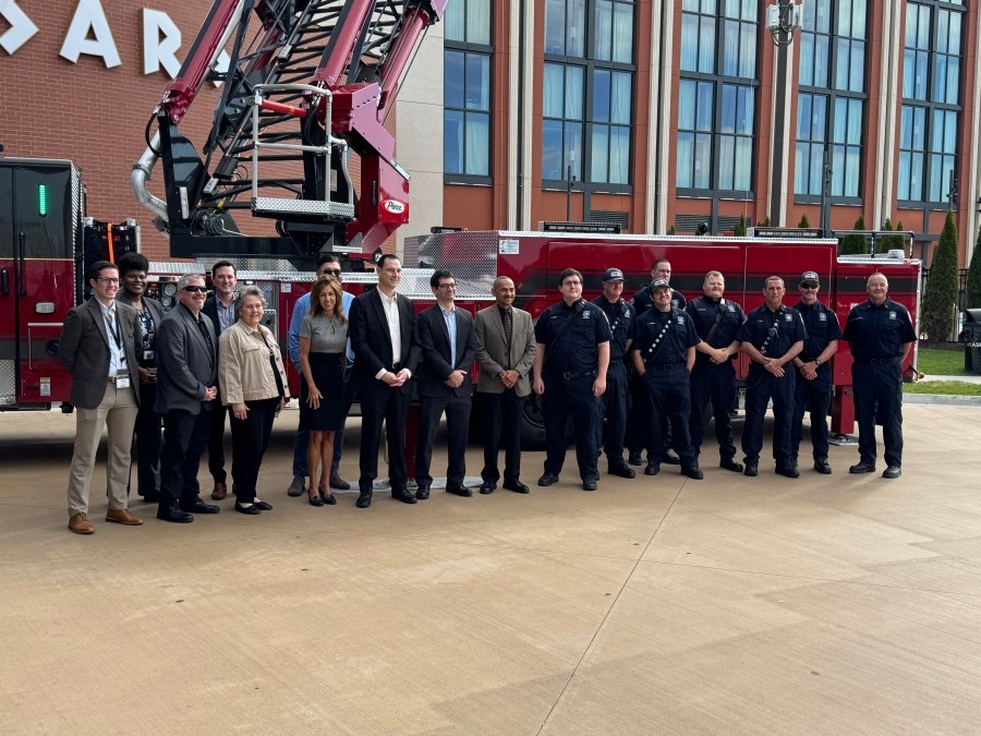 Caesars Virginia gifts Danville Fire Department new truck