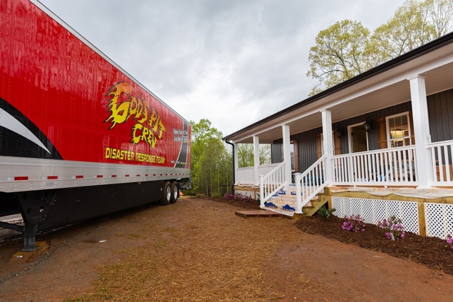 God's Pit Crew builds continue to build homes for Hurricane Helene victims