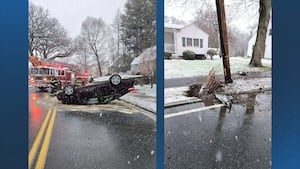 Man hospitalized with serious injuries following single-vehicle rollover in Wakefield