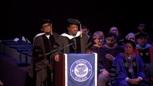 ‘The biggest moment of my life': Red Sox legend given honorary degree from Fisher College
