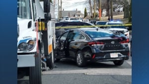 71-year-old man struck, trapped between vehicles in Milford crash