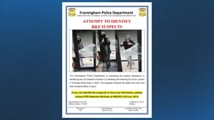 Have you seen them? Framingham Police seeking 2 suspects in 2024 smash-and-grab incident