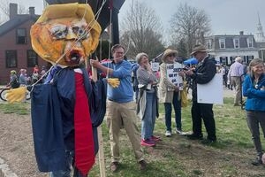 Anti-Trump protesters rally in Massachusetts, New York, Washington, and elsewhere across the country