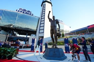 FOREVER IMMORTALIZED: Patriots officially unveil 17-foot-tall bronze statue of Tom Brady
