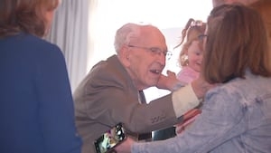 WWII veteran, Canton native surprised for his 100th birthday celebration
