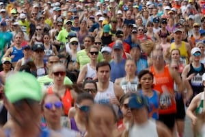 Boston Marathon and city insist all are welcome. But some runners say politics will keep them home