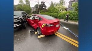 Two people hurt following a three-vehicle car crash in Newburyport