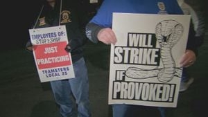 ‘Not going anywhere': Feud between Teamsters, Stop & Shop escalates as workers protest planned cuts