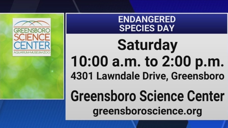 Teach your kids about endangered species at the Greensboro Science Center