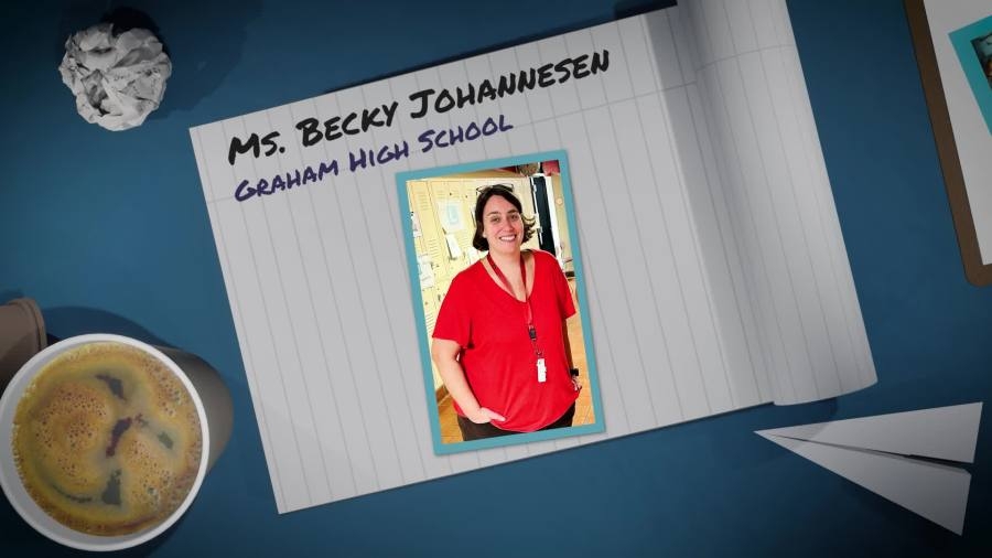Ms. Becky Johannesen is our Educator of the Week!