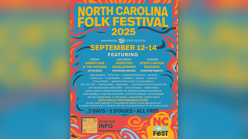 North Carolina Folk Festival shares full lineup for 2025 festival