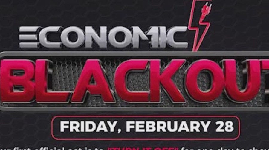 Supporters of Blackout Friday support Triad businesses