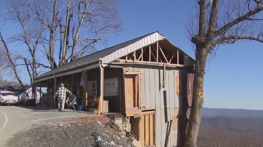 Western North Carolina man struggles to rebuild inn