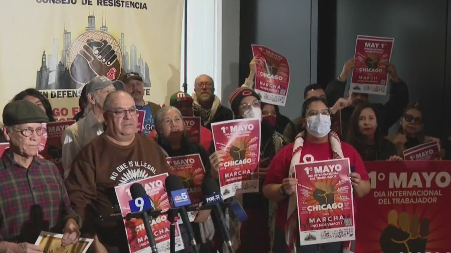 Chicago's immigrant community rallies in solidarity ahead of May Day protests