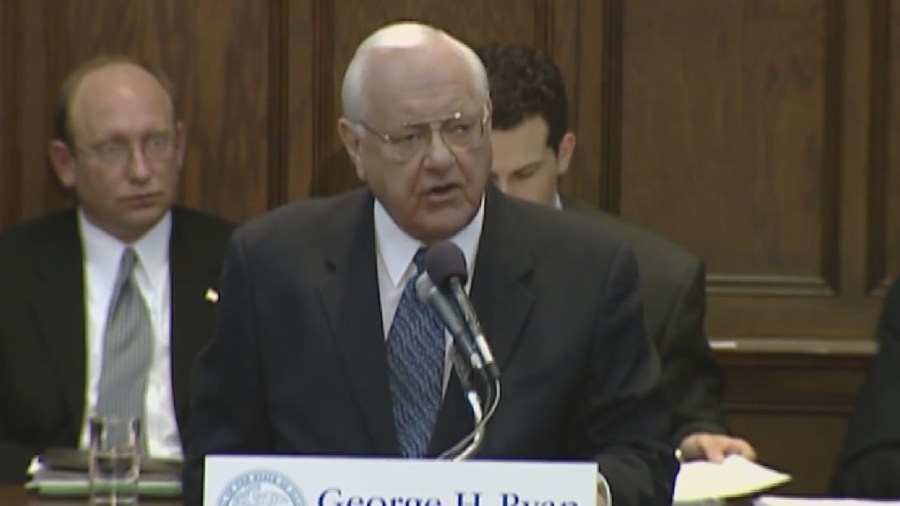 Memorial service for George Ryan held in his hometown of Kankakee