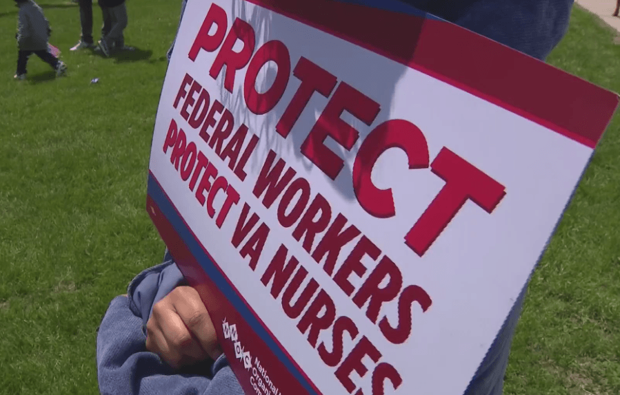 Veterans, advocates rally against proposed VA cuts that could eliminate 80K jobs