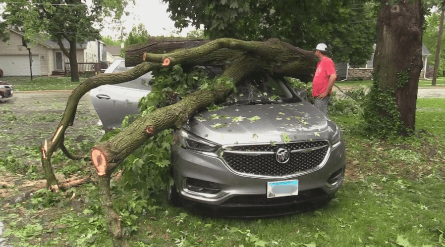 Powerful storm rips through Batavia leaving a trail of destruction