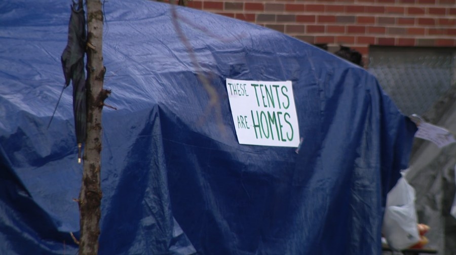 Protesters say Gompers Park unhoused were unjustly displaced