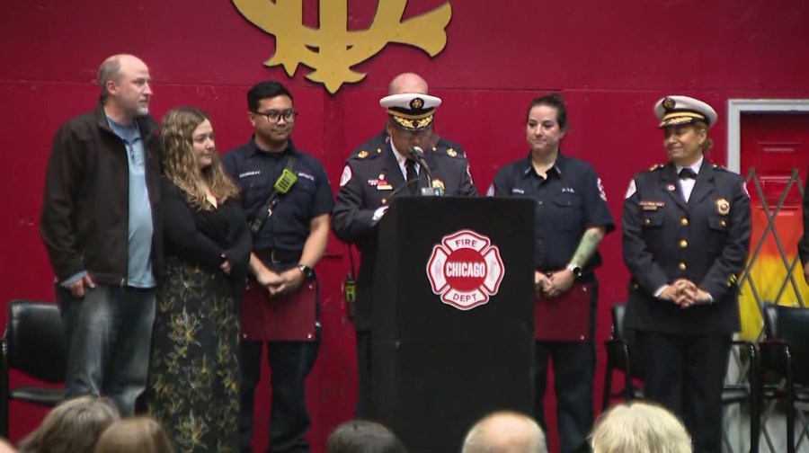 Cardiac arrest survivor reunites with first responders who saved her life