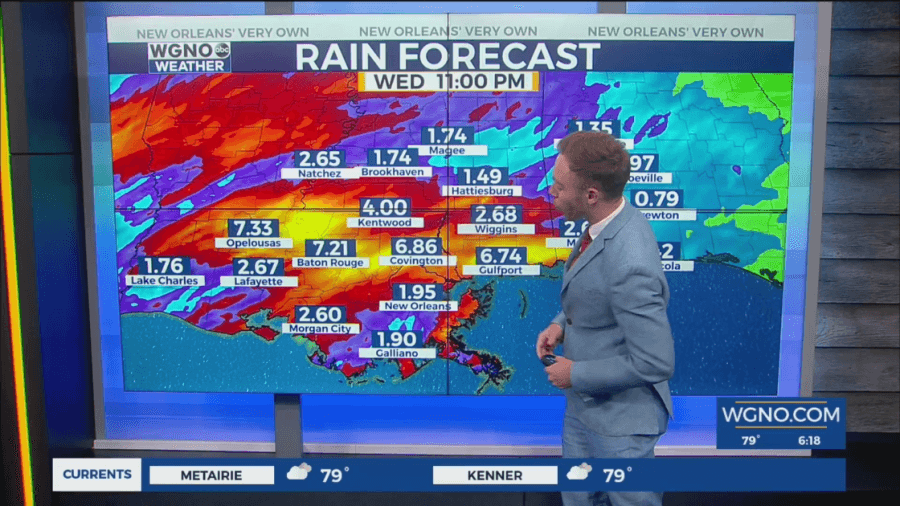 Flash flood risk ramps up Tuesday-Wednesday. Flash Flood Watch issued.