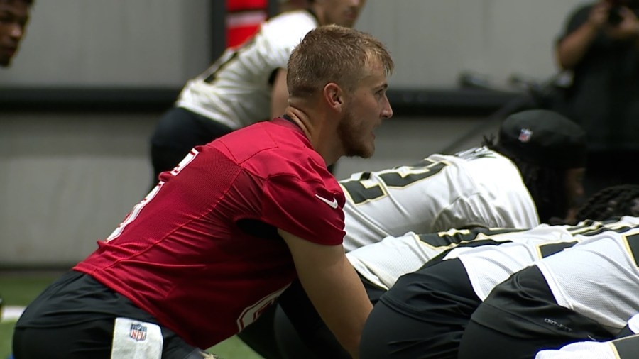 Watch: New Orleans Saints second-round pick Tyler Shough at rookie camp Saturday