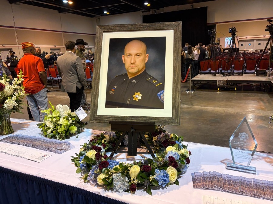 Hundreds gather for funeral of St. Tammany Parish Sgt. Grant Candies
