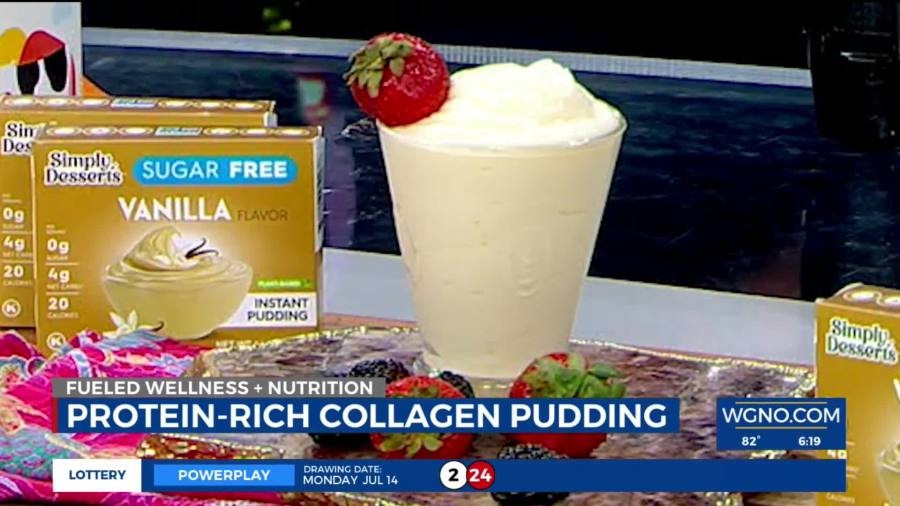 Protein-rich collagen pudding