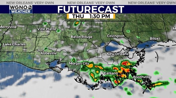 Scattered storms forecasted for next few days