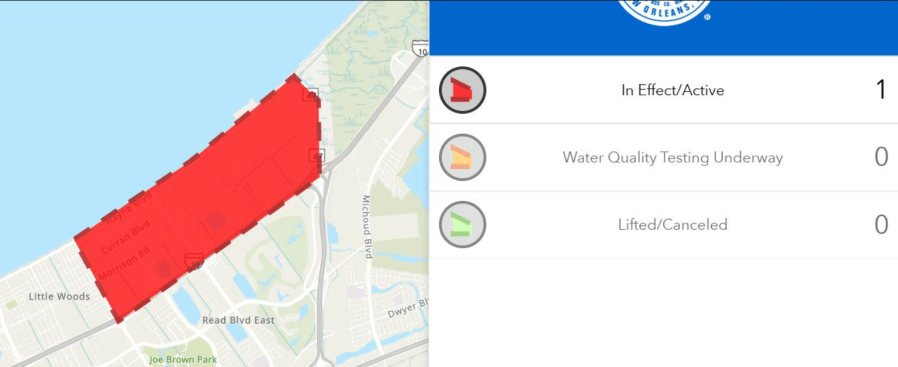 Precautionary boil water advisory issued in N.O. East