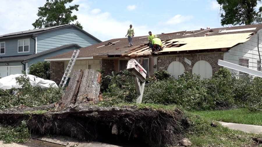 Cleanup efforts begin in Jefferson Parish after Wednesday severe weather