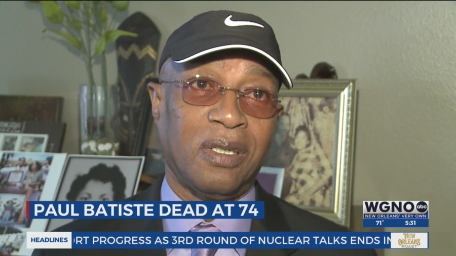 Bandleader, educator, musician Paul Batiste dies at 74