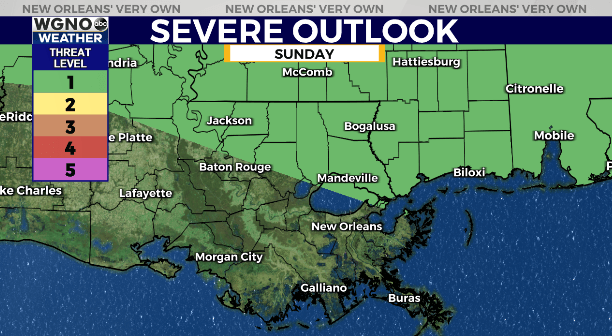 Hot and humid weekend with the potential for strong Sunday storms
