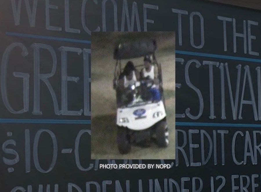 NOPD: Golf cart stolen from Greek Fest grounds