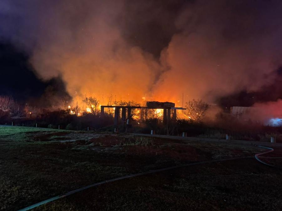 Storage building damaged in two-alarm New Orleans East fire